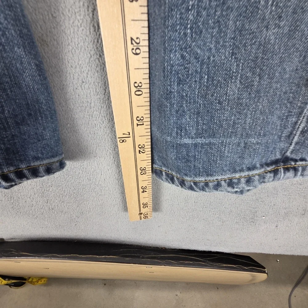 Vintage Levis Engineered Jeans Mens 31x34 Blue Twisted Flap Pocket Double Knee